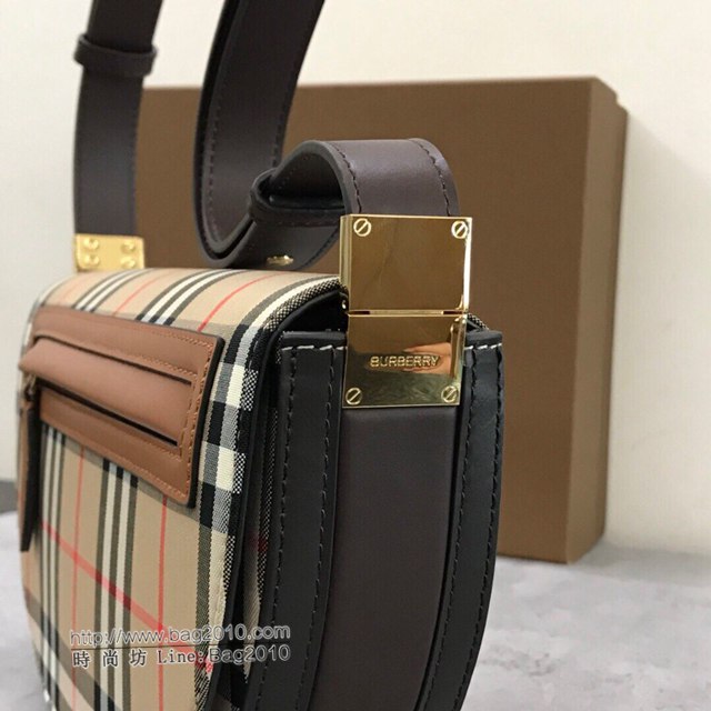 Burberry專櫃新款女包 巴寶莉時裝秀款格紋肩背包  db1173